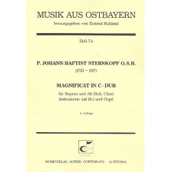 Magnificat C-Dur : für Sopran, Alt - P. Johann Baptist Sternkopf