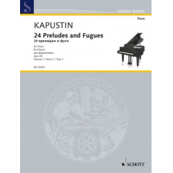 24 Präludien und Fugen op.82 Band 1 (Nr.1-12) : - Nikolai Kapustin