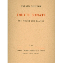 Sonate Nr.3 : für Violine und - Harald Genzmer