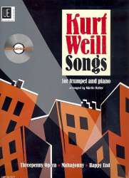 Songs (+CD) : für Trompete und Klavier - Kurt Weill