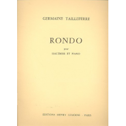 Rondo : pour hautbois et piano - Germaine Tailleferre