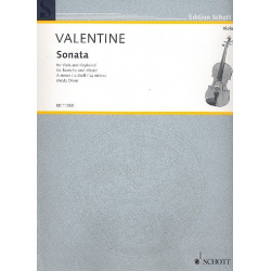 Sonata a minor no.9 : for viola - Roberto Valentino