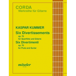 6 Divertissements op.70 : für - Caspar Kummer