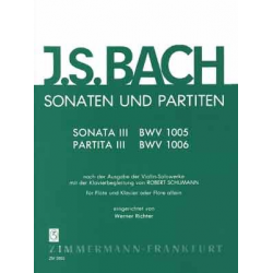 Sonaten und Partiten Band 3 : - Johann Sebastian Bach / Arr. Werner Richter