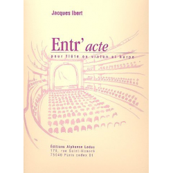 Entr'acte : pour flûte et harpe (vl) -Jacques Ibert