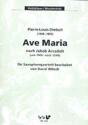 Ave Maria - Saxophonquartett - Pierre-Louis Dietsch / Arr. David Witsch