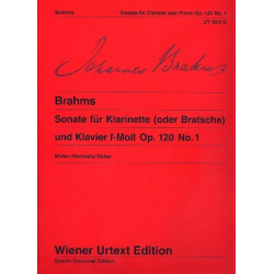 Sonate für Klarinette u. Klavier f-moll op.120 Nr.1 -Johannes Brahms