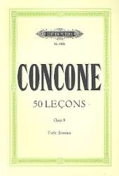 50 lecons op.9 : für tiefe - Giuseppe Concone