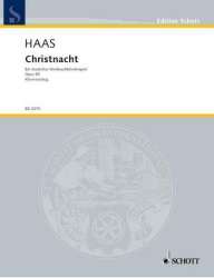 Christnacht op.85 : deutsches - Joseph Haas