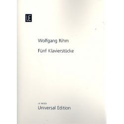 5 Klavierstücke - Wolfgang Rihm