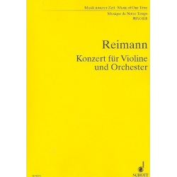 Konzert : für Violine und Orchester - Aribert Reimann