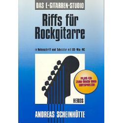 Riffs für Rockgitarre (+CD) : - Andreas Scheinhütte