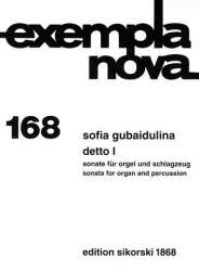 Detto 1 : Sonate für Orgel und - Sofia Gubaidulina
