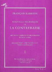 Nouvelle technique de la contrebasse vol.1 (+CD) : - Francois Rabbath