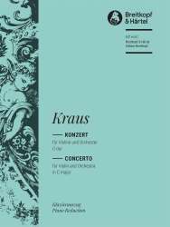 Konzert für Violine und Orchester : - Joseph Martin Kraus / Arr. Ulrich Haverkampf