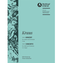 Konzert für Violine und Orchester : - Joseph Martin Kraus / Arr. Ulrich Haverkampf