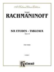 Rachmaninoff 6 Etudes Tableaux P - Sergei Rachmaninov (Rachmaninoff)