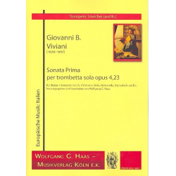 Sonata prima per trombetta sola op.4,23 : - Giovanni Bonaventura Viviani
