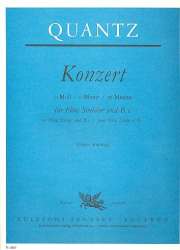 Konzert c-Moll : für Flöte, Streicher und - Johann Joachim Quantz