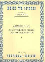 10 Stücke Band 1 : für Gitarre -Alfred Uhl