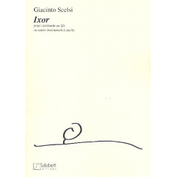 Ixor : pour clarinettte sib seule - Giacinto Scelsi