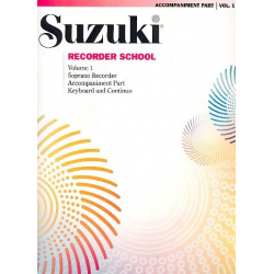 Suzuki Recorder School vol.1 : for - Shinichi Suzuki