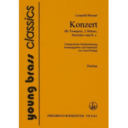 Konzert F-Dur : für Trompete und Orchester -Leopold Mozart