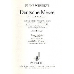 DEUTSCHE MESSE : BEARBEITET FUER - Franz Schubert / Arr. Joseph Haas