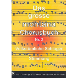 Das große Montana Chorusbuch 2 : C-Stimme (Akkordeon, Keyboard)