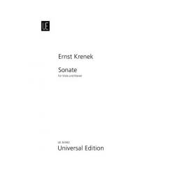 Sonate op.117 : für Viola und Klvier -Ernst Krenek