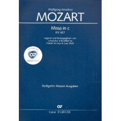 Messe c-Moll KV427 (Klavierauszug) -Wolfgang Amadeus Mozart / Arr.Frieder Bernius