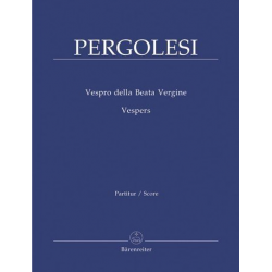 Vespro della Beata Vergine / Marienvespe - Giovanni Battista Pergolesi