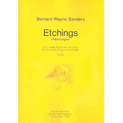 Etchings : für Trompete, Posaune und Orgel - Bernard Wayne Sanders