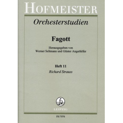 Orchesterstudien Fagott Band 11 - Richard Strauss