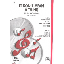 It don't mean a Thing : for mixed chorus - Duke Ellington