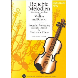 Beliebte Melodien Band 2 - Soloausgabe Violine und Klavier -Diverse / Arr.Alfred Pfortner