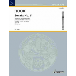 Sonata no.6 op.54 : for soprano - James Hook