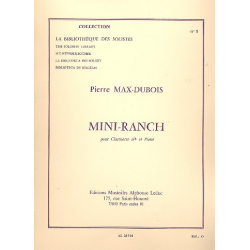 Mini-Ranch : pour clarinette sib - Pierre Max Dubois