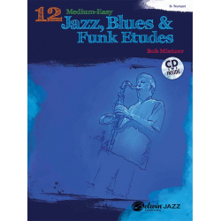 12 Medium Easy Jazz Etudes Tpt  (+CD) - Bob Mintzer