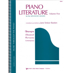 Piano literature vol. 5 for piano -Diverse / Arr.Jane Smisor Bastien