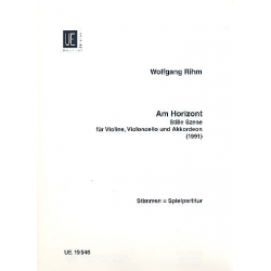 Am Horizont : Stille Szene für - Wolfgang Rihm