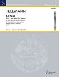 Sonate d-Moll : für Altblockflöte -Georg Philipp Telemann