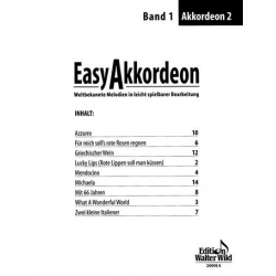 Easy Akkordeon Band 1 - Nelly Leuzinger