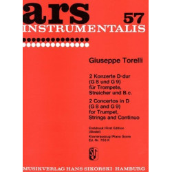2 Konzerte D-Dur G8 und G9 - Giuseppe Torelli