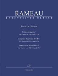 Pieces de clavecin vol.1 - Jean-Philippe Rameau