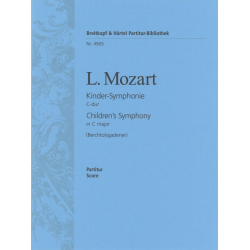 Kinder-Sinfonie C-Dur : für - Leopold Mozart / Arr. Gustave Sandré