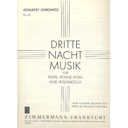 Dritte Nachtmusik op.26 : für - Adalbert Gyrowetz