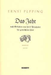 Das Jahr nach Gedichten von Josef - Ernst Pepping