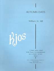 Autumn Days : for string - William H. Hill