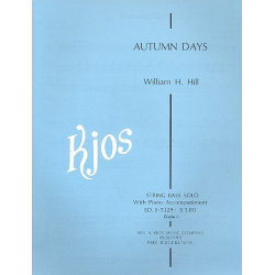 Autumn Days : for string -William H. Hill